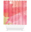 Pink Coral Watercolor Shower Curtain Abstract Modern Girl Shower Curtain Guest Bathroom Decor P102