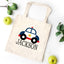 Police Car Kids Tote Bag Personalized Kids Canvas School Bag T172
