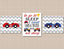 Race Cars Nursery Wall Art Race Cars Kids Wall Art Monster Trucks Wall Art Cars Trucks Kids Room Decor Transportation  C443