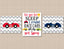 Race Cars Nursery Wall Art Red Navy Blue Race Cars kids Boy Bedroom Decor Chevron To Go To Sleep I count  Not Sheep  C742