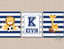 Safari Animals Sports Nursery Wall Art Future All Star Navy Blue Gray Stripes Name Monogram  Football Soccer Art  807