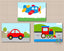 Transportation Nursery Decor Wall Art Planes Trains Cars Kids Room Wall Art Playroom Room Decor Baby Shower Gift   C630