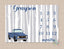 Truck Milestone Blanket Vintage Blue Pickup Truck Monthly Growth Tracker Gray Birch Blanket Newborn Baby Boy Blanket Baby Gift B566
