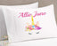 Unicorn Pillowcase Personalized Watercolor Unicorn Pillow Case Unicorn Bedroom Decor Standard Pillow Case Kids Pillow Girl's Room Decor P104