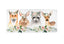Woodland Animals Blush Floral Changing Pad Cover C106