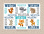 Woodland Baby Name Blanket Forest Animals Baby Blanket Fox Bear Deer Bunny Blanket Baby Crib Bedding Baby Shower Gift Navy Orange B1128
