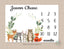 Woodland Milestone Blanket Baby Boy Girl Monthly Growth Tracker Personalized Woodland Animals Newborn Photo Prop Baby Shower Gift  729